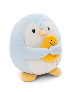 Plush Pinguin NICI MYMOCHI Waddle 27 cm cu Ente, Culoare Albastra, Moale