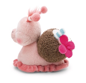 Plush Schnecke NICI 15cm - roz, cu detalii de cocos, pentru copii si adulti - Img 5