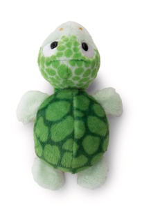 Plush Turtle Mini NICI 7cm - Verde - Jucarie cu Magnet pentru Note si Poze - Img 3