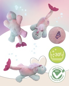 Plush Unicorn MagNICI Nerina 12cm - Detalii stralucitoare, cu magneti - Img 3