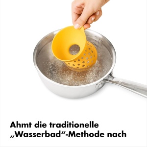 Pochier de oua OXO Good Grips, set 2 bucati, silicon BPA-free, galben - Img 4