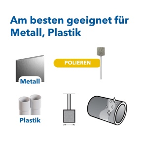 Polierrad Dremel 520 cu 1 Polierrad 13mm pentru Curatare si Polizare - Img 2