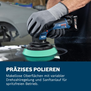Polizor excentric Bosch Professional GPX 12V-125, 12V, 125 mm, motor fara perii - Img 3
