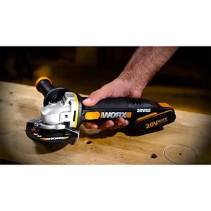 Polizor unghiular cu acumulator WORX WX800 20V - usor de slefuit si taiat - confort ergonomic cu corp ingust si maner suplimentar - schimbare rapida a - Img 10