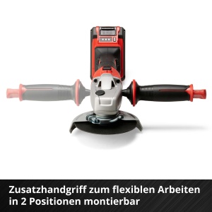 Polizor unghiular profesional cu acumulator Einhell AXXIO 18/125 Power X-Change (18 V, 700 W, disc O 125 mm, adancime de taiere 33 mm, fara perii, pornire usoara, fara disc, fara baterie) - Img 9