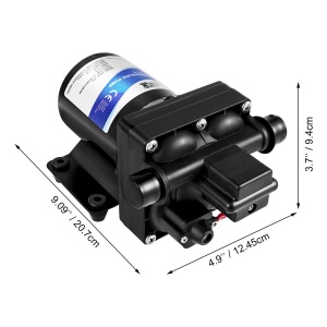 Pompa apa VEVOR 12V Membranpumpe 3GPM cu filtru si protectie termica - Img 8