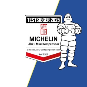 Pompa de aer portabila MICHELIN Mini Kompressor 10 Bar Digitala LED 2500 mAh - Img 2