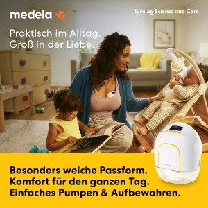 Pompa de san electrica Medela Melody InBra, 2 unitati, hands-free, USB-C - Img 2