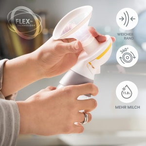 Pompa de san electrica Medela Solo, USB, 150 ml, PersonalFit Flex - Img 3