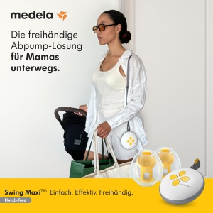 Pompa de san electrica Medela Swing Maxi Hands-free, design ergonomic, usor de curatat - Img 2