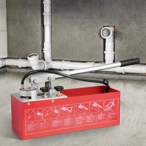 Pompa hidraulica manuala VEVOR RP-25 25 Bar rezervor 10L sistem cu dublu ventil - Img 8