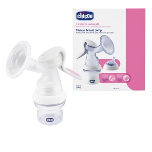 Pompa manuala Chicco Natural Feeling 150 ml Ergonomica si Compatibila