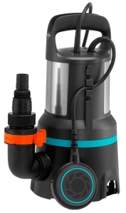 Pompa submersibila pentru apa murdara Gardena 16000: Pompa submersibila cu debit 16.000 l/h, functie automata, intrerupator plutitor cu functie de functionare continua, sistem de cuplare rapida, 450 W (9042-20) - Img 5