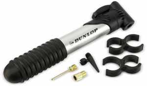 Pompita Mini Dunlop Automotive, 3 Adaptoare, Culoare Argintie