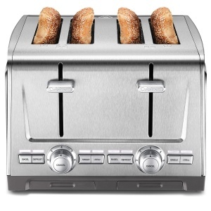 Prajitor de paine metalic Core Collection cu 4 felii, design modern
