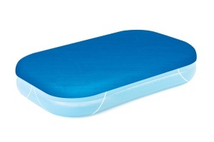 Prelata Bestway PE pentru piscine dreptunghiulare 295 x 220 cm albastra cu gauri de drenaj