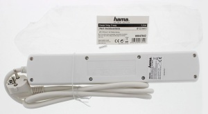 Prelungitor Hama 5 Prize Alb 14m Cu Intrerupator si Protectie Sporita - Img 6