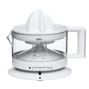 Presa de citrice Braun Tribute Collection CJ 3000, 20W, 0.35L, alba
