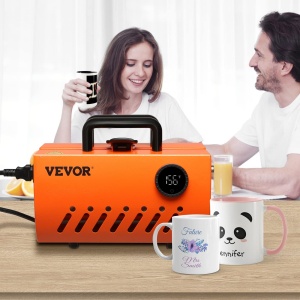 Presa de sublimare VEVOR 620W pentru cani 11-30 oz culoare negru tehnologie inovatoare - Img 8