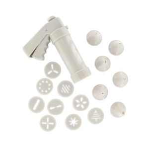 Presa pentru biscuiti si churros Zenker FCK42807 6 accesorii 10 discuri plastic alb - Img 3
