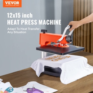 Presa termica multifunctionala VEVOR 8-in-1 930W 360deg rotatie pentru haine cesti si accesorii personalizate - Img 2