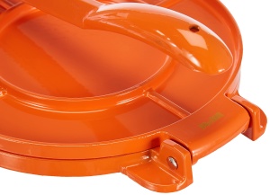 Presor Tortilla Ibili 799820, 20 cm, Aluminiu, Culoare Orange - Img 2