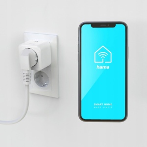 Priza inteligenta Hama WLAN Matter 3680W Control prin aplicatie si voce Alb - Img 8
