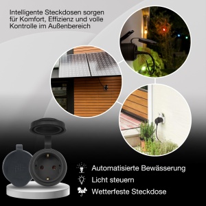 Priza Inteligenta OSRAM SMART ZigBee, IP44, 3680W, Neagra - Img 5