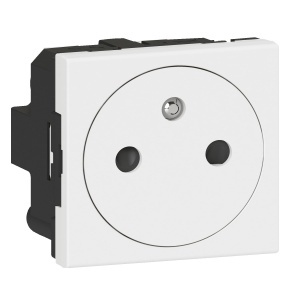 Priza subterana Legrand LEG99624 cu impamantare, 2 module, alba