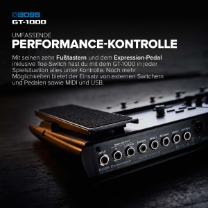 Procesor de efecte pentru chitara BOSS GT-1000 cu Bluetooth si tehnologie AIRD - Img 5