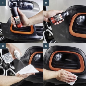 Produse pentru ingrijirea auto SONAX Kunststoff Neu Schwarz, 100 ml, negru - Img 5