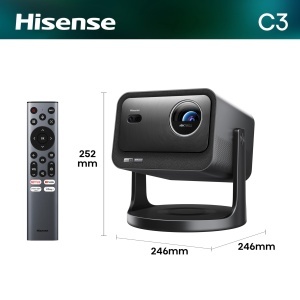 Proiector Laser Mini Hisense C3, 4K, 2500 Lumen, 65-300 - Img 3