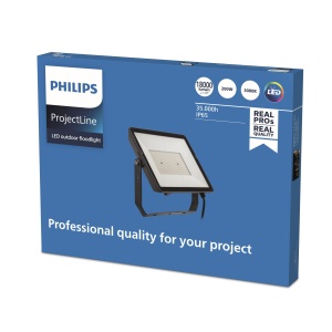 Proiector LED Philips ProjectLine 200W 3000K IP65 Negru - Img 2