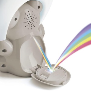 Proiector muzical pentru bebelusi Chicco Regenbogenbar, lumina de noapte, culoare albastra - Img 3