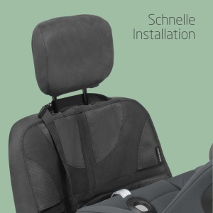 Protectii pentru scaunele spate Maxi-Cosi, accesorii pentru scaunele auto cu fata la directia de mers si spate, protejeaza tapiteria din piele si tesatura, antiderapant, instalare rapida, dimensiuni mari, compatibil ISOFIX, negru - Img 4