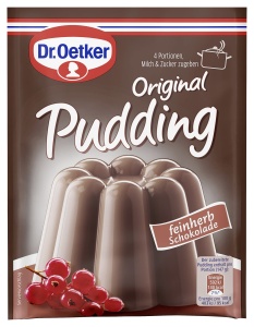 Pudding Dr. Oetker Original Schokolade feinherb, 3 x 48 g, Desert pentru intreaga familie