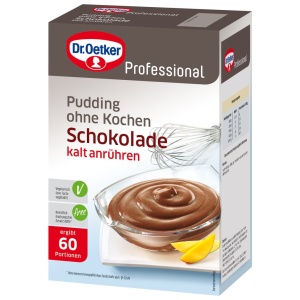Pudding Dr. Oetker Professional fara fierbere cu gust de ciocolata, 1 kg