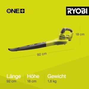 Puff de frunze RYOBI OBL1820S, 18V, 245 kmh, 2.6 mmin - Img 9