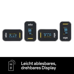Pulsoximetru Braun YK-81CEU OLED Design ergonomic Auto-oprire - Img 4