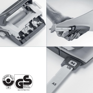 Puncher metalic Leitz WOW, 10 foi, ergonomic, roz - Img 4