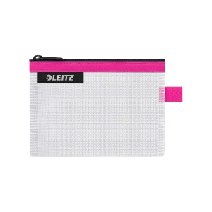 Punga de calatorie Leitz WOW 40240023, roz, impermeabila, 14 x 10,5 cm - Img 3