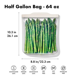 Punga reutilizabila din silicon OXO Good Grips - Geanta de jumatate de galon 18L - Ovaz - Img 9