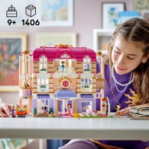 Puppenshaus LEGO Friends Grand Hotel Heartlake City 42704, 1406 piese, 6 figurine - Img 2