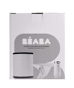 Purificator de aer Beaba 800743, HEPA, alb, sistem de filtrare triplu - Img 2