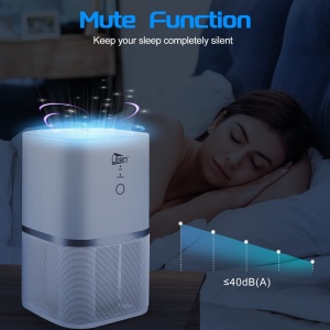 Purificator de aer compact cu filtru HEPA si functie anioni ideal pentru camere mici - Img 5