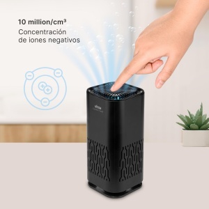 Purificator de aer de calatorie Ufesa Comfort cu ioni negativi si carbune activ ultra-silentios 20 dB lumina de noapte USB consum redus 1W suprafata 1 - Img 4