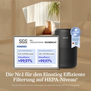 Purificator de aer LEVOIT Core Mini HEPA aromaterapie consum redus negru - Img 2
