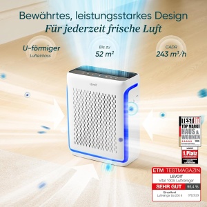 Purificator de aer LEVOIT Vital 100S, CADR 243 mh, pentru spatii de pana la 52 m - Img 3