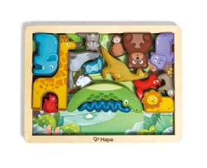 Puzzle educativ Tierreich cu 16 animale design prietenos pentru copii - Img 5