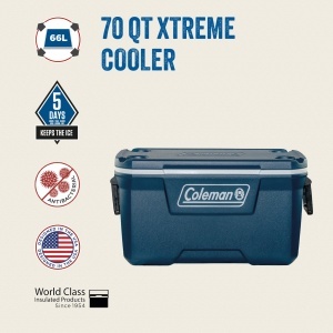 Racitor Coleman 70QT Xtreme, 66 Litri, Eficienta de Racire 5 Zile - Img 2